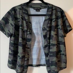 Crop camo Jersey